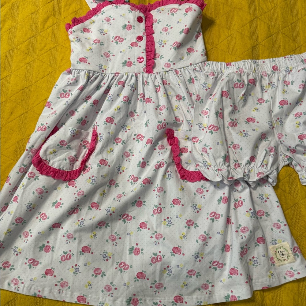 Olive Mae dress and under shorts